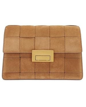 Loeffler Randall Delphine Leather Clutch - Brown