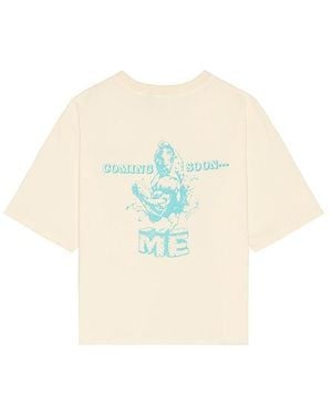 Y,IWO Coming Soon Me Crop Tee - White