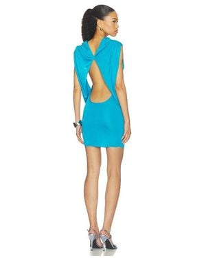 Isa Boulder Kleid Crimson Drape - Blau