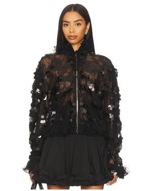 AKNVAS Sofie Sequin Lace Jacket - Black