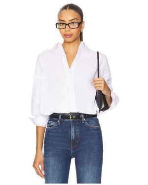 GOOD AMERICAN Camisa Bubble En Color Blanco Talla En - Azul
