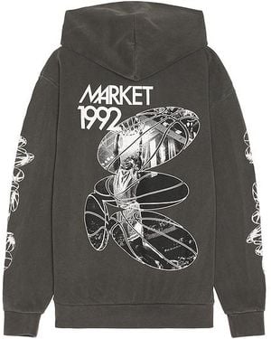 Market Sudadera En Color Negro Talla En
