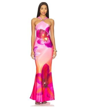 Runaway the Label Chara Maxi Dress - Pink