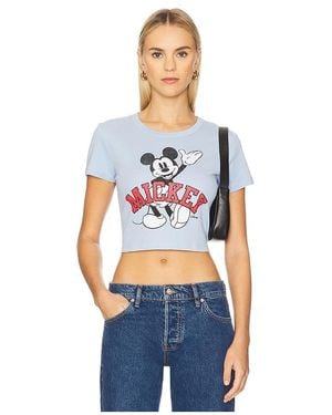 Junk Food Mickey Wave Tシャツ - ブルー