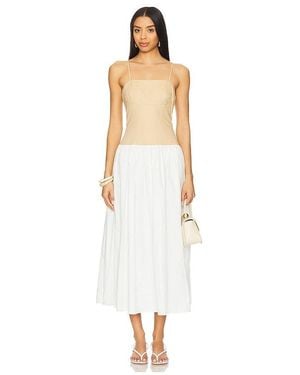 Karina Grimaldi Clara Combo Dress - White