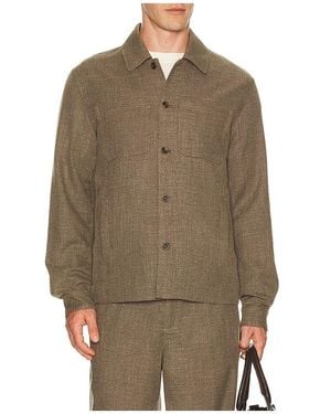 Les Deux Marseille Melange Jacket - Brown