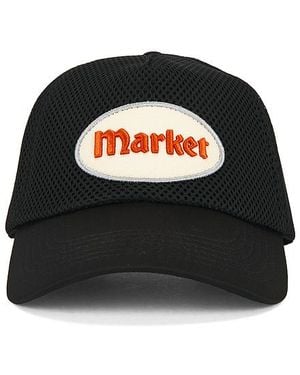 Market Garage Trucker Hat - Black