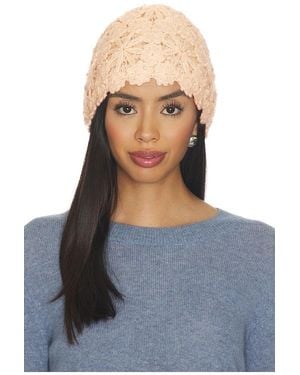 Lovers + Friends Juliet Crochet Hat - Blue