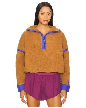 Free People X Fp Movement Mountain High 1/2 Zip Jacket - Purple