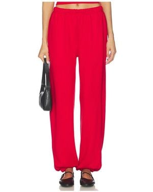 ÉTERNE Boyfriend Pocket Sweatpant - Rot