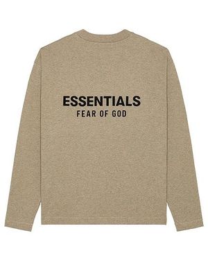 Fear Of God Langarmshirt Classic - Natur