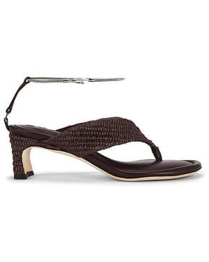 BY FAR High-Heels Dasha Raffia - Mehrfarbig