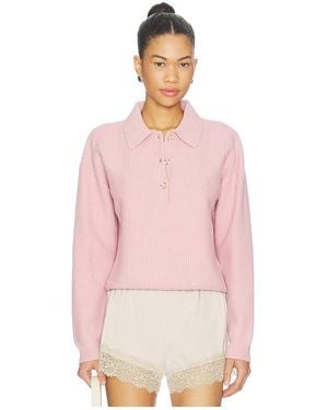 Varley Suéter De Punto Polo Marlie En Color Rubor Talla (También En Xs, S) - Rosa