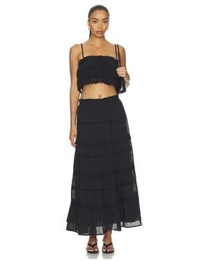 Heartloom Conjunto Amata En Color Negro Talla (También En S) - Blanco