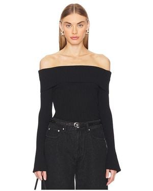 MORE TO COME Jersey Candace Off Shoulder En Color Negro Talla (También En S, M)