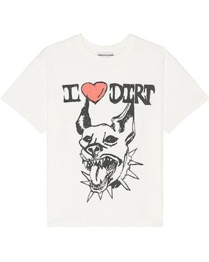 Jaded London X Dirty L00Ks I Heart Dirt T-Shirt - White