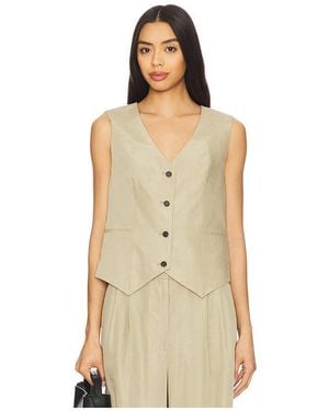 AllSaints Averie Ten Waistcoat - Natural