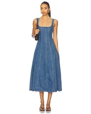 Show Me Your Mumu Midi-Kleid Prim - Blau