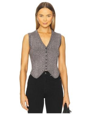 AllSaints Weste Cruz - Schwarz