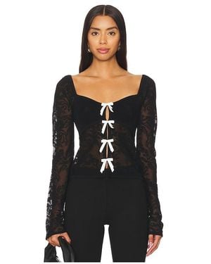 MAJORELLE Myla Top - Black