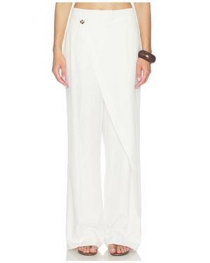 Herskind Pantalones De Talle Medio Alina En Color Blanco Talla (También En 36)
