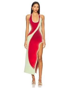 Ph5 Noah Halter Neck Long Dress - Red