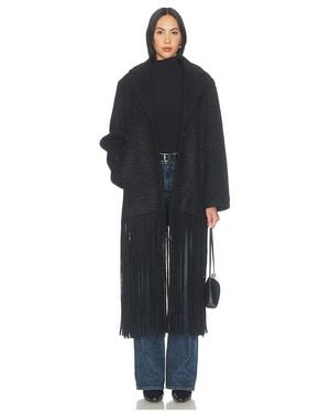 Simon Miller Vero Fringe Coat - Black