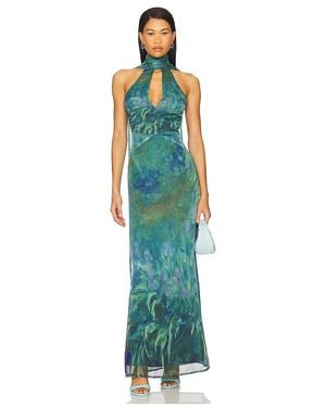 YELLOW THE LABEL Monet Dress - Blue