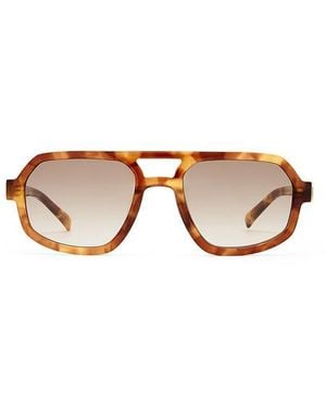 Luv Lou The Banks Sunglasses - Brown