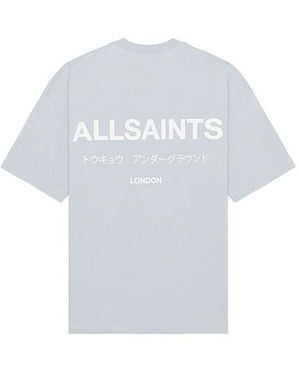 AllSaints Underground Short Sleeve Crew Neck Tee - White