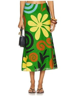 Cala De La Cruz Fabiana Skirt - Green