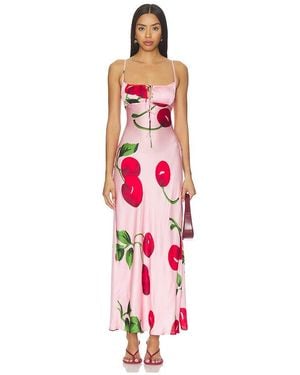 Leslie Amon Trägerkleid Ruby - Weiß