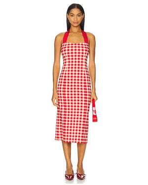 LPA Liz Midi Dress - Red