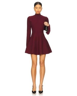 Fleur du Mal Long Sleeve Flared Corset Dress
