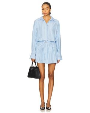 SOVERE Brynn Shirt Dress - Blue