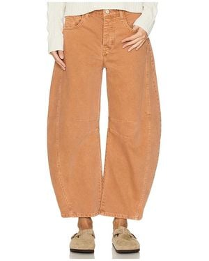 Free People X We The Free Good Luck Mid Rise Barrel - Orange