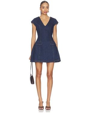 Line & Dot Vestido Flavia En Color Azul Talla (Tambiãn En S, Xs, M)