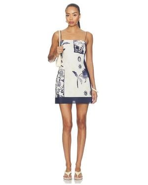 SIR. Phillipa Slip Mini Dress - White