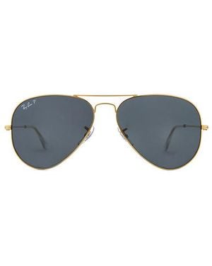 Ray-Ban Gafas De Sol Aviator Classic En Color Oro Metálico Talla - Azul