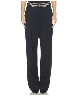 CASABLANCA Wool Tailored Trouser - Blue