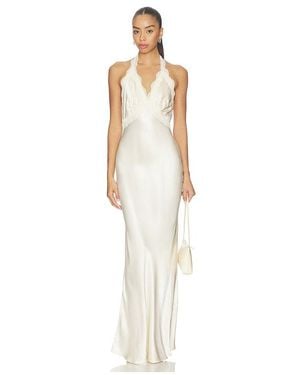 SNDY'S Tonya Slip Maxi Dress - White