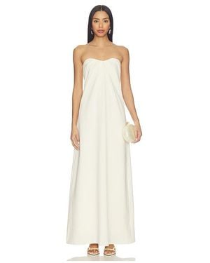 ALL THE WAYS Libertee Strapless Maxi Dress - White