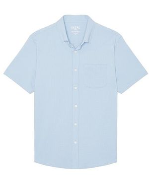 Rhone Commuter Seersucker Shirt - Blue