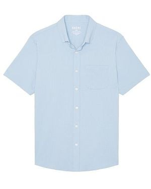 Rhone Commuter Seersucker Shirt - Blue