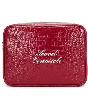 Abode Travel Essentials Croc Pouch - Red