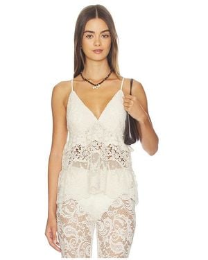 Spell Irma Lace Halter - White