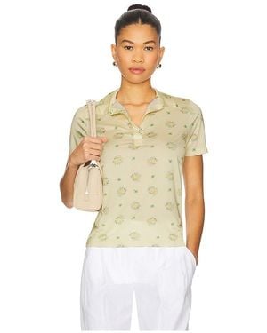 Vivetta Floral Print Polo - White