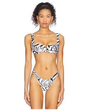 L*Space X Rails Bianca Bikini Top - Orange