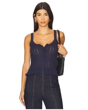 Ulla Johnson Callie Knit Camisole - Blue