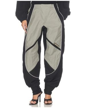 The Attico Cotton Nylon Pant - Grey